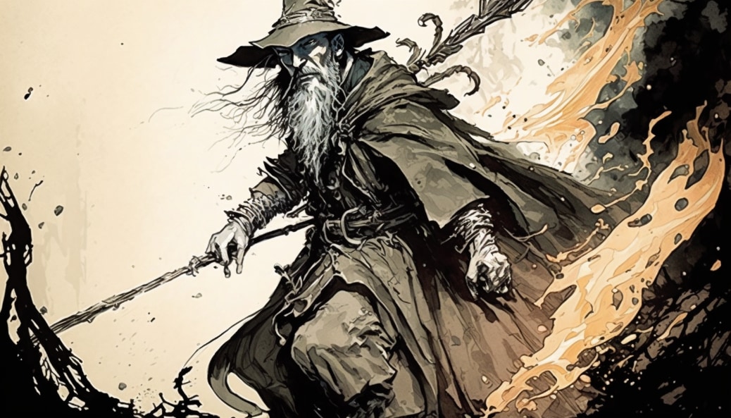 gandalf-art-style-of-heinrich-kley