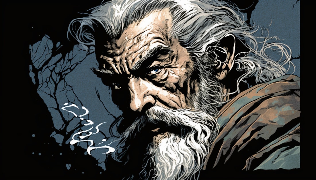 gandalf-art-style-of-jack-kirby