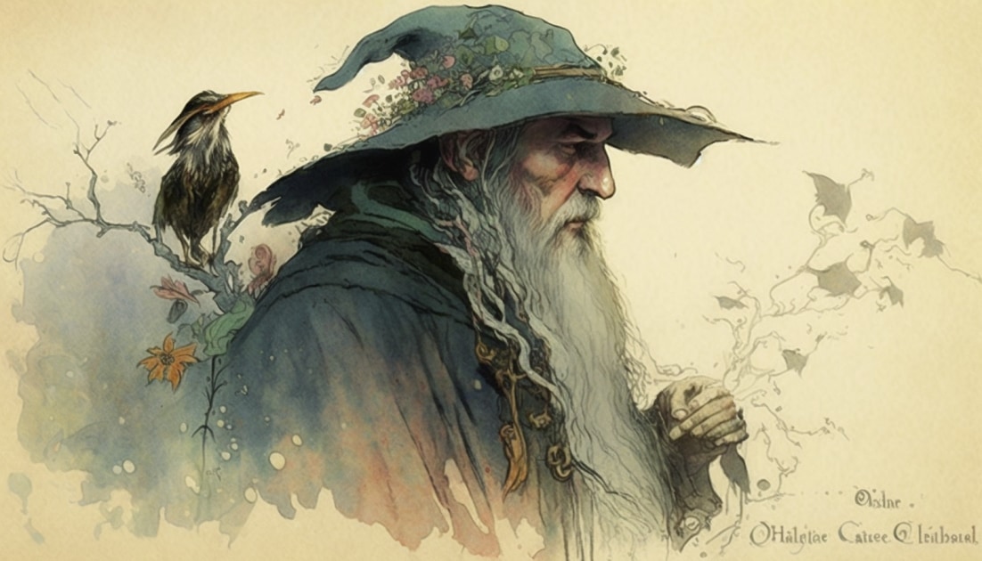 gandalf-art-style-of-warwick-goble