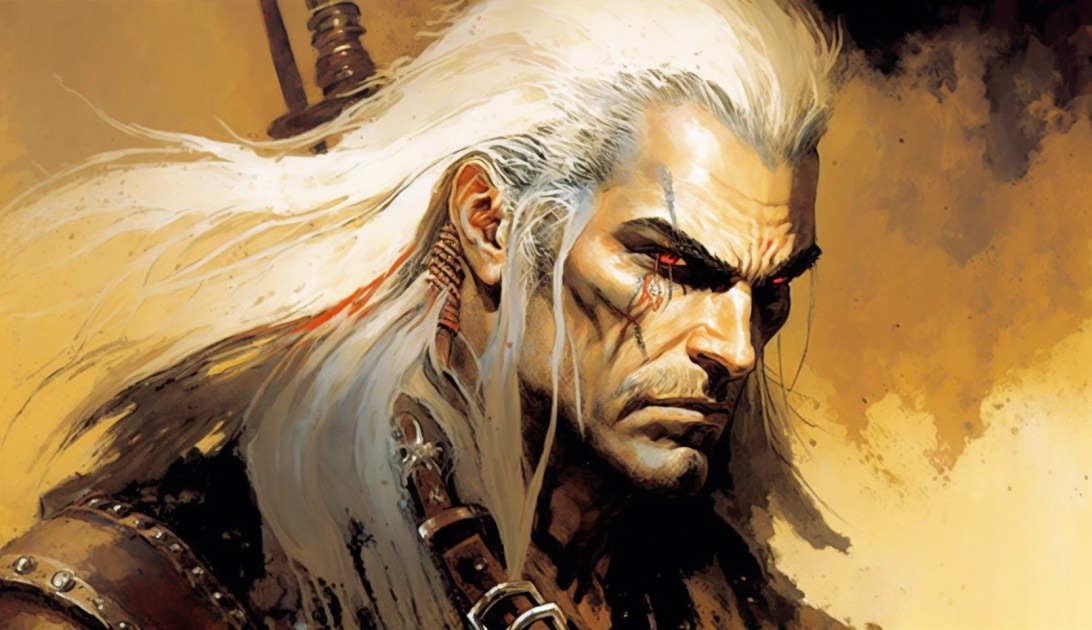 geralt-of-rivia-art-style-of-frank-frazetta