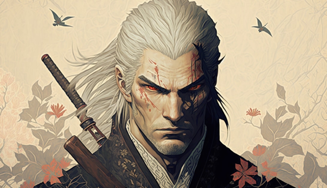 geralt-of-rivia-art-style-of-ohara-koson