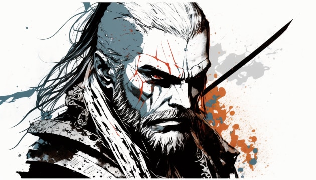 geralt-of-rivia-art-style-of-eric-canete