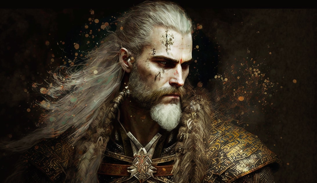 geralt-of-rivia-art-style-of-gustav-klimt