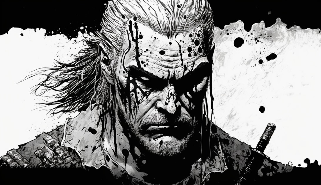 geralt-of-rivia-art-style-of-sergio-toppi