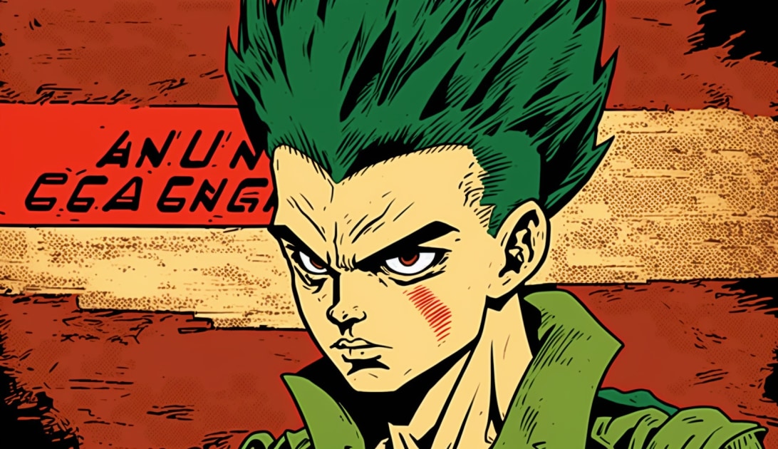 gon-freecss-art-style-of-jack-kirby