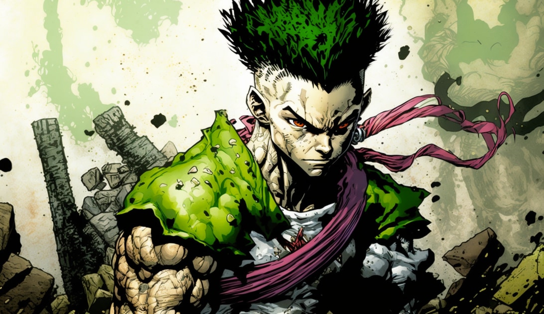 gon-freecss-art-style-of-jim-lee