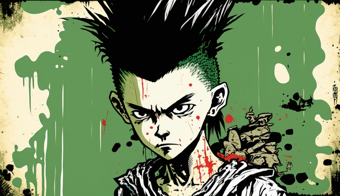 gon-freecss-art-style-of-jim-mahfood