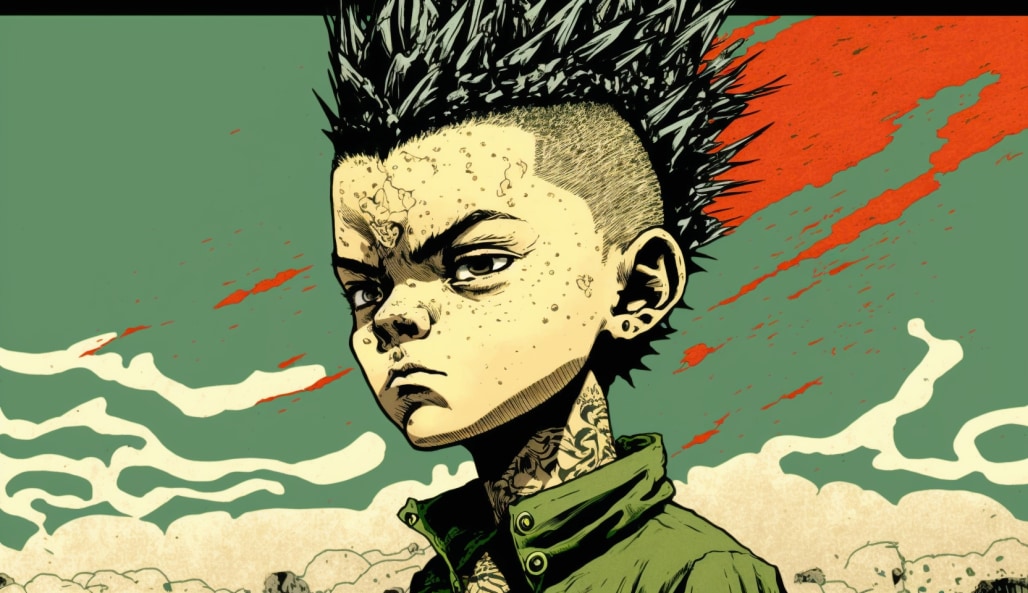 gon-freecss-art-style-of-yuko-shimizu