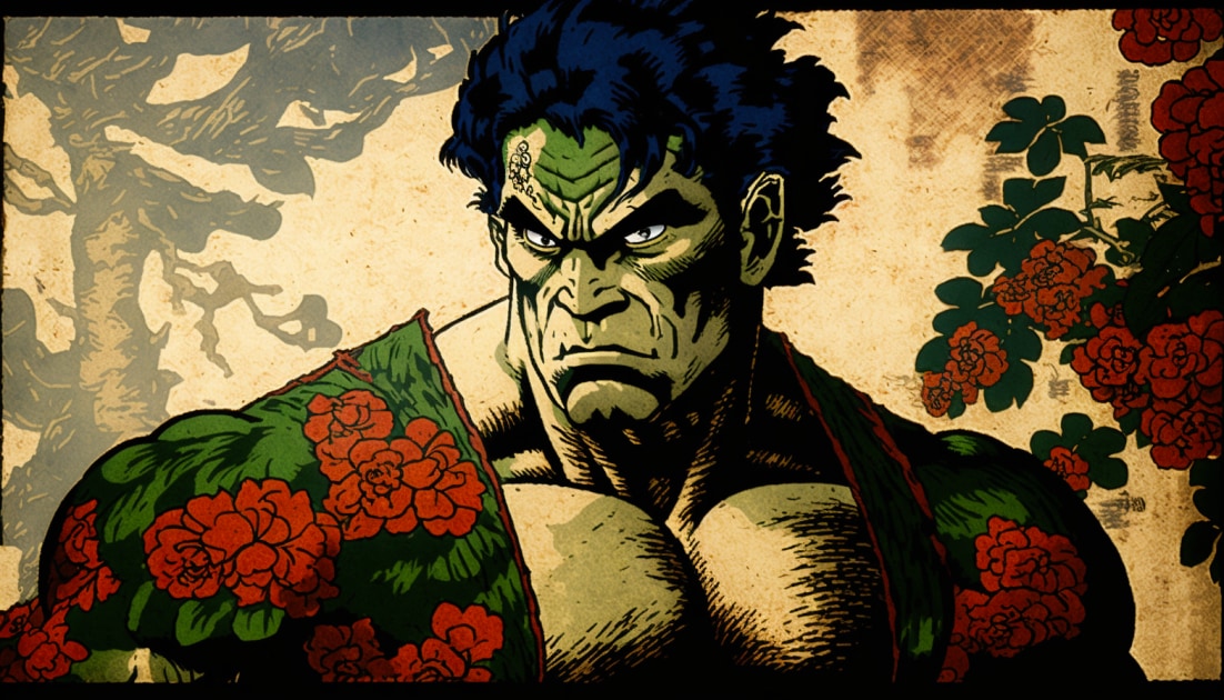 hulk-art-style-of-utagawa-kuniyoshi