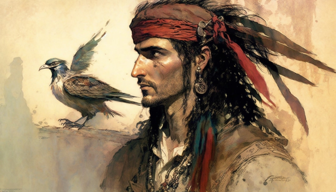 jack-sparrow-art-style-of-warwick-goble