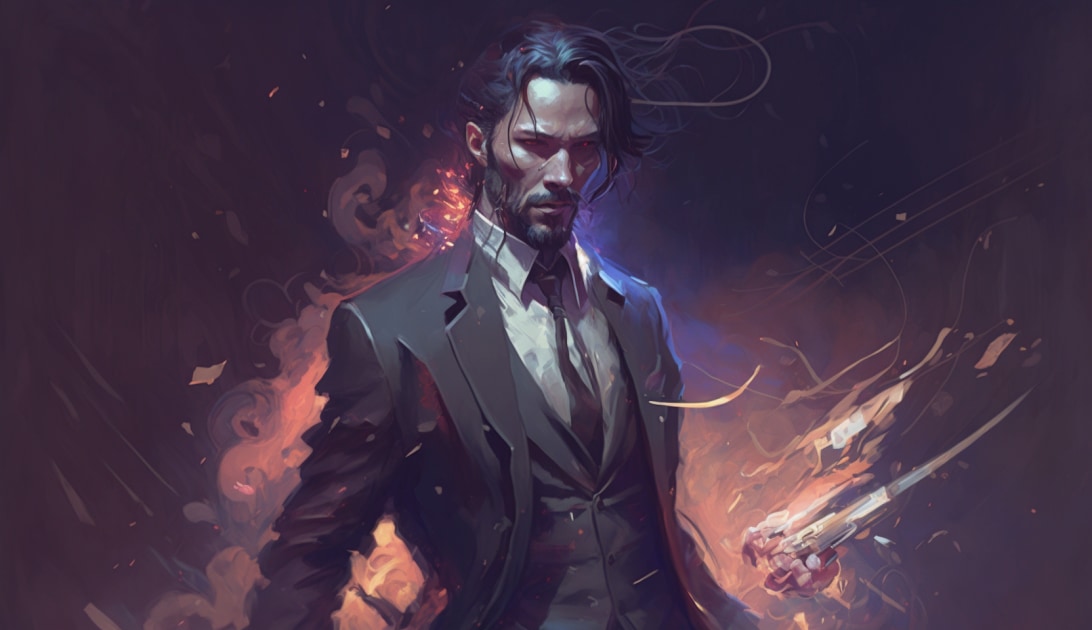 john-wick-art-style-of-peter-mohrbacher