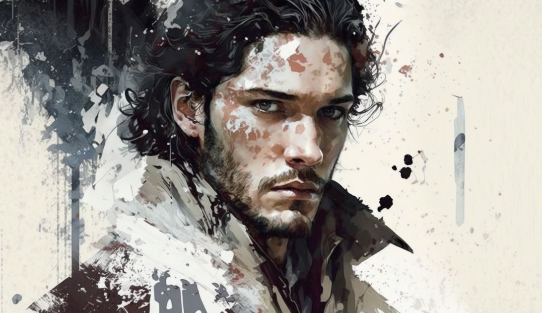 jon-snow-art-style-of-coby-whitmore