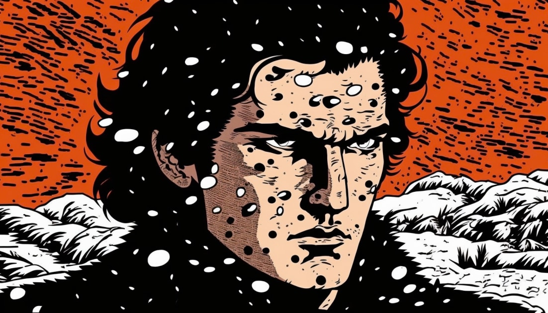 jon-snow-art-style-of-steve-ditko