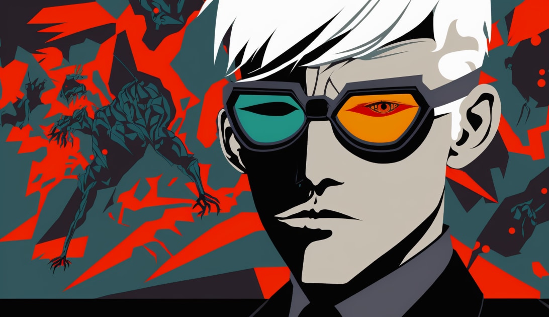 ken-kaneki-art-style-of-josh-agle