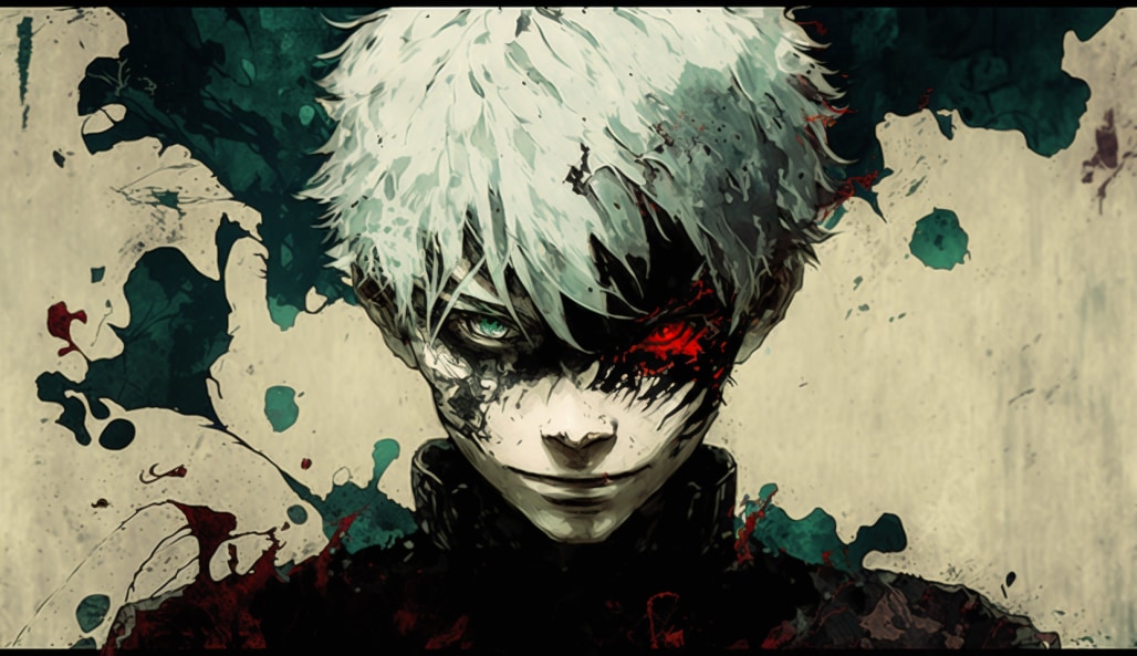 ken-kaneki-art-style-of-william-timlin