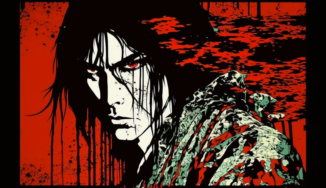 kenshin-himura-art-style-of-harry-clarke