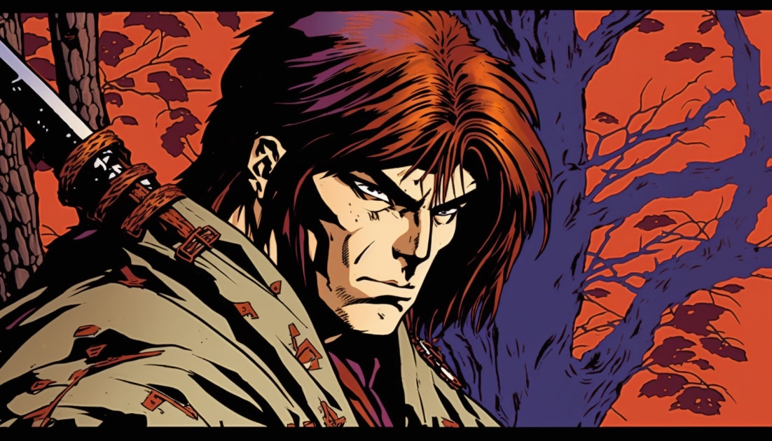 kenshin-himura-art-style-of-jack-kirby