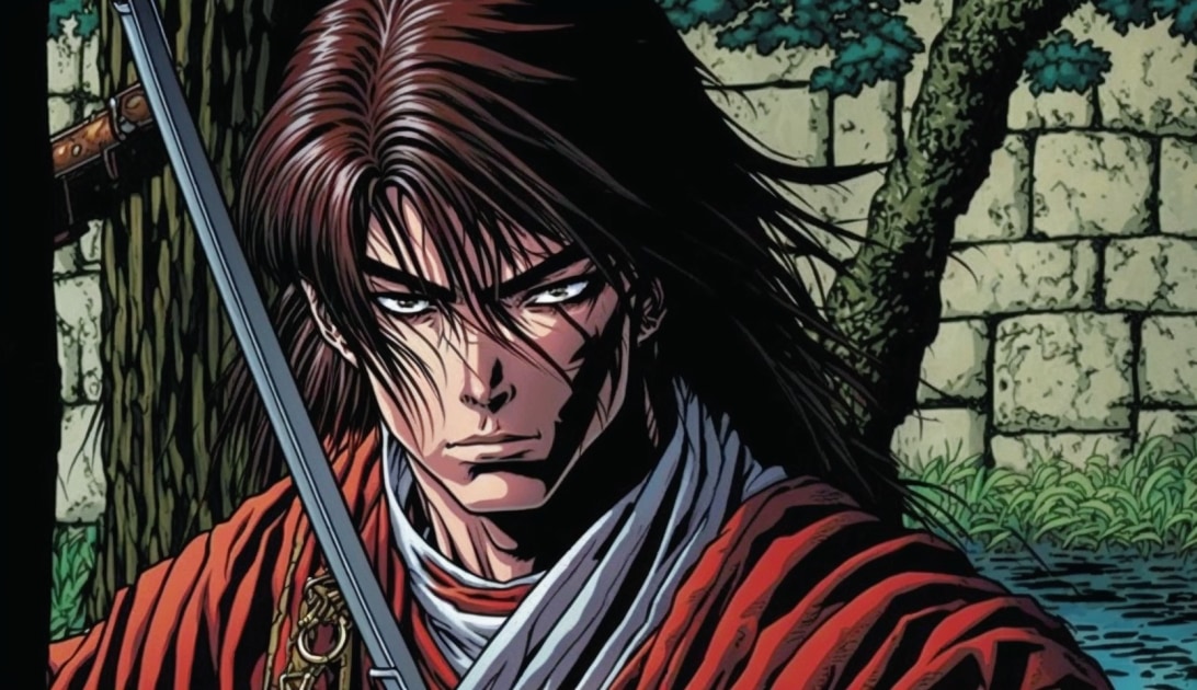 kenshin-himura-art-style-of-larry-elmore