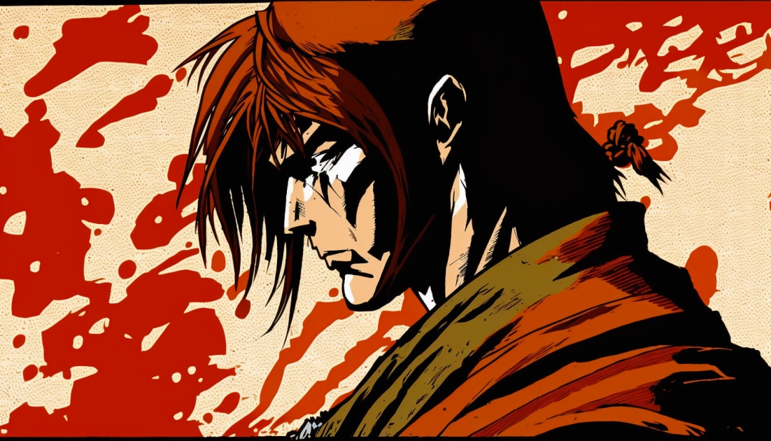 kenshin-himura-art-style-of-steve-ditko