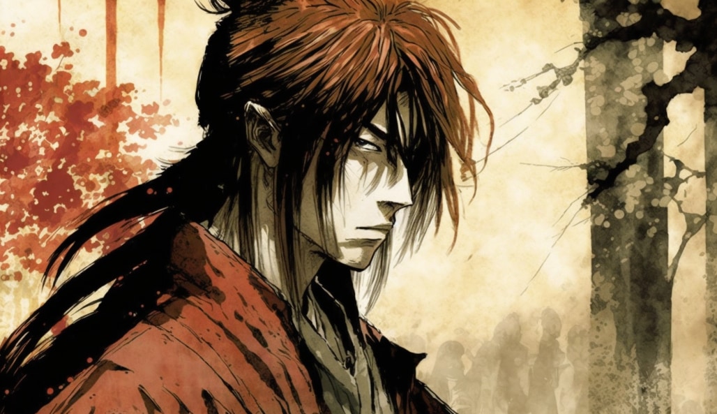 kenshin-himura-art-style-of-william-timlin