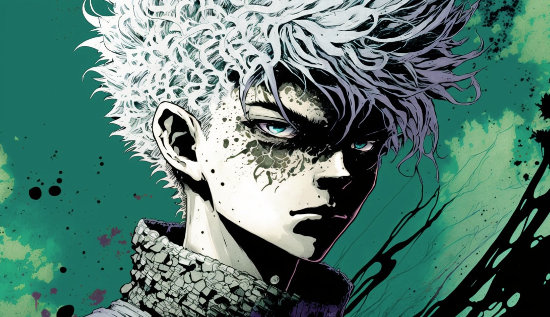 killua-zoldyck-art-style-of-sergio-toppi