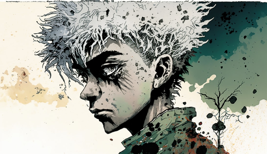 killua-zoldyck-art-style-of-sergio-toppi