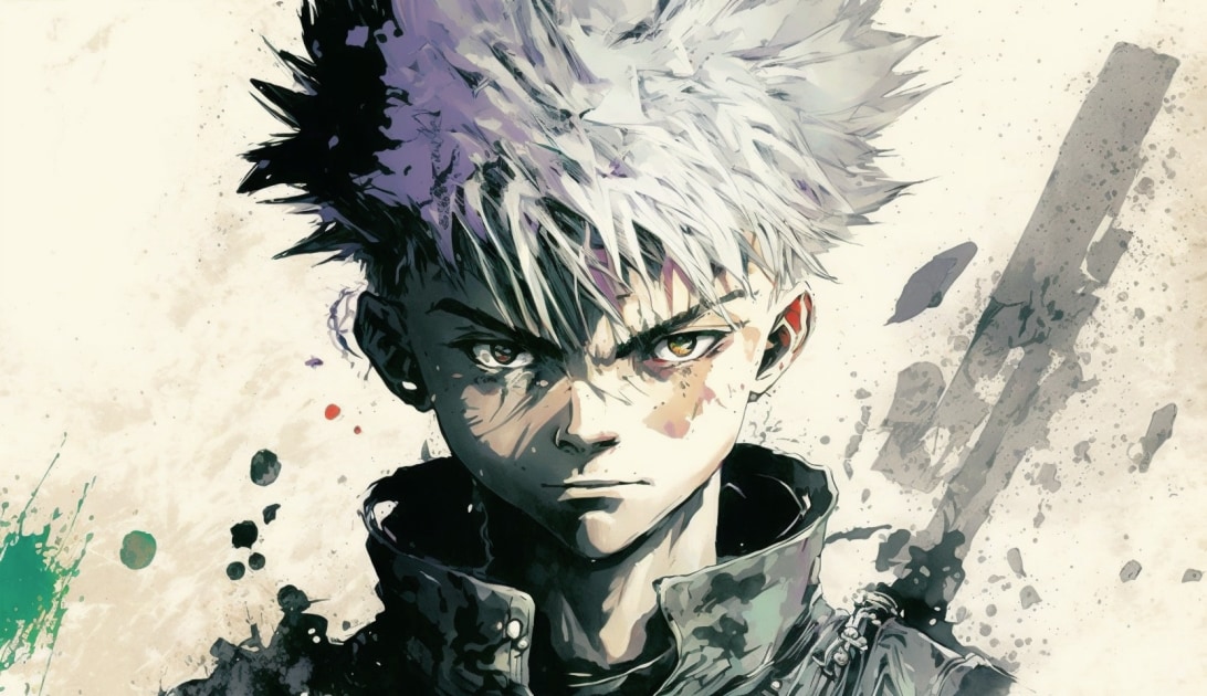 killua-zoldyck-art-style-of-yoshitaka-amano