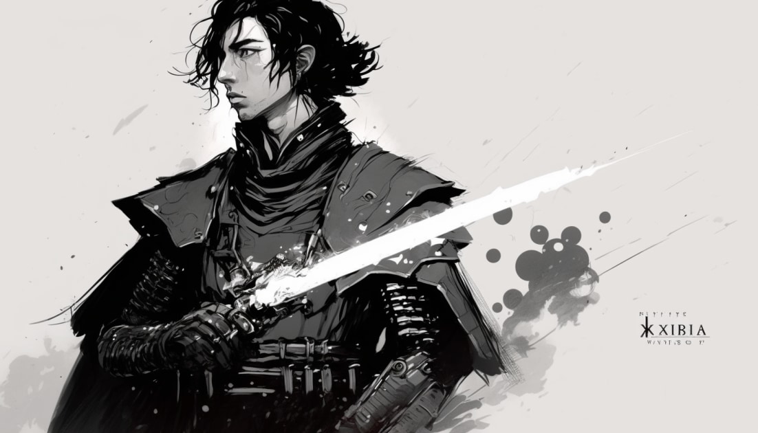 kylo-ren-art-style-of-akihiko-yoshida