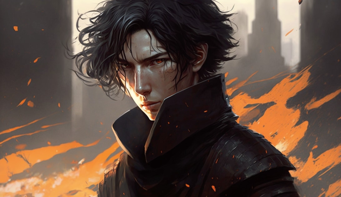 kylo-ren-art-style-of-makoto-shinkai