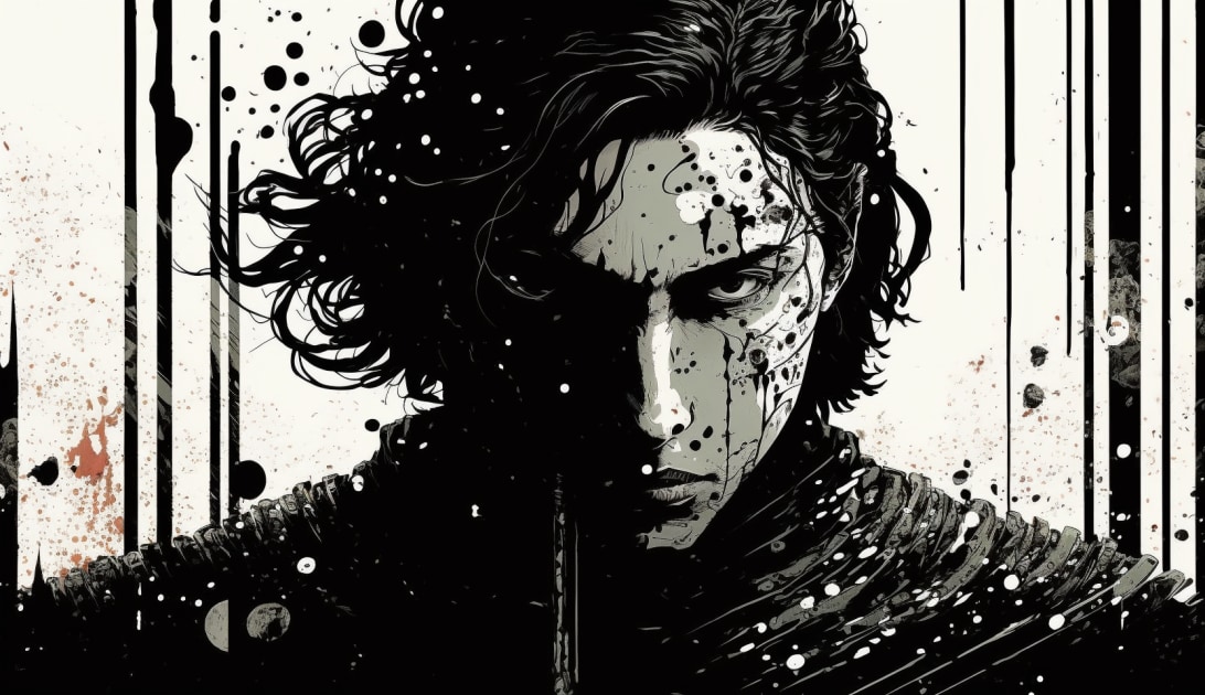 kylo-ren-art-style-of-sergio-toppi