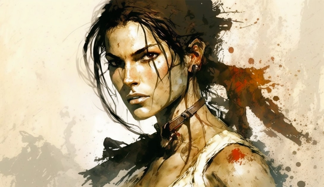 lara-croft-art-style-of-jeffrey-catherine-jones