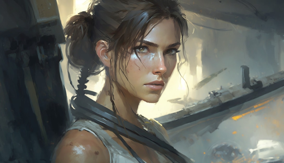 lara-croft-art-style-of-makoto-shinkai