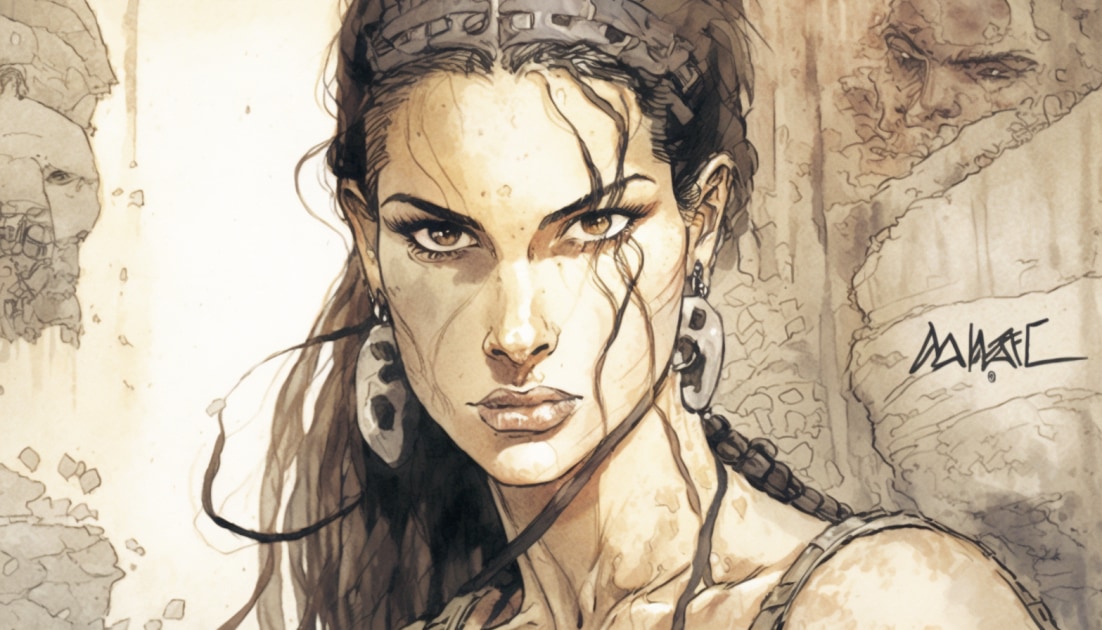 lara-croft-art-style-of-milo-manara