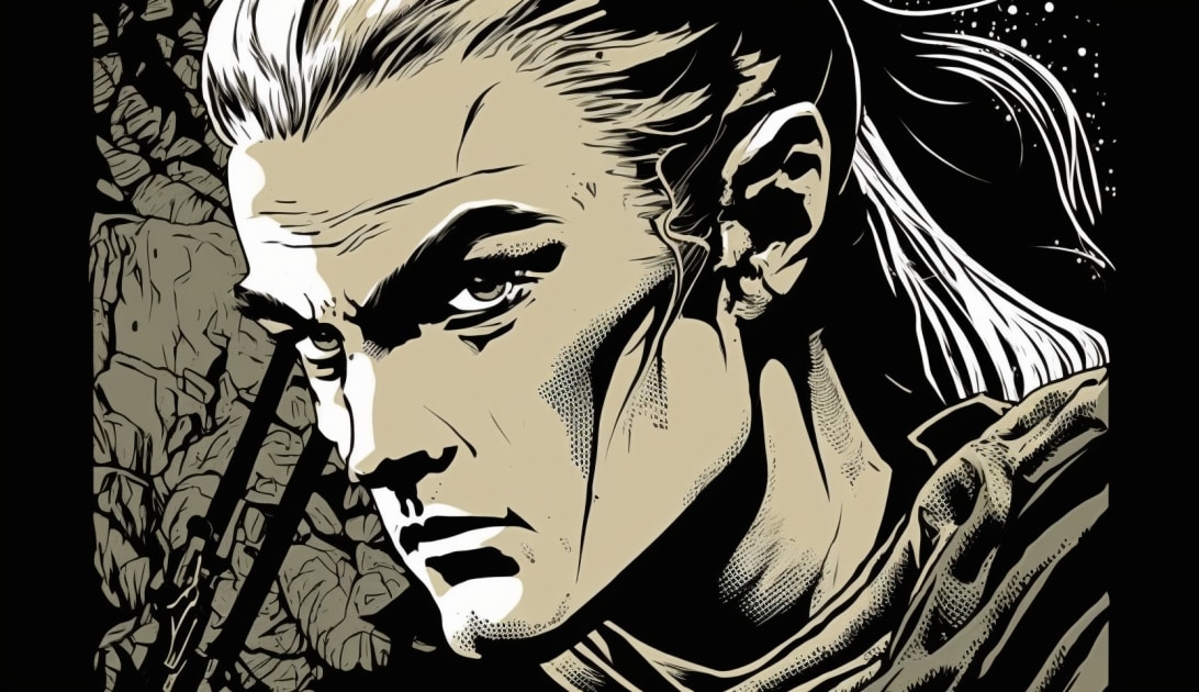 legolas-art-style-of-jack-kirby