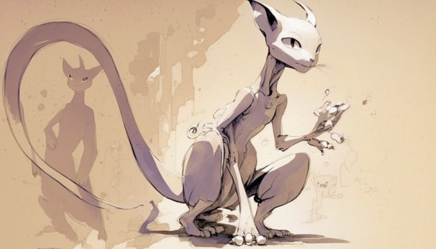 mewtwo-art-style-of-claire-wendling