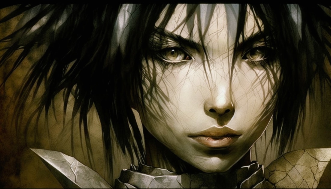 mikasa-ackerman-art-style-of-brian-froud