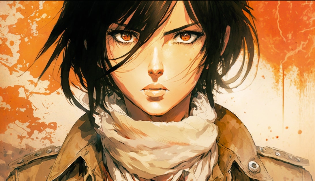 mikasa-ackerman-art-style-of-coby-whitmore