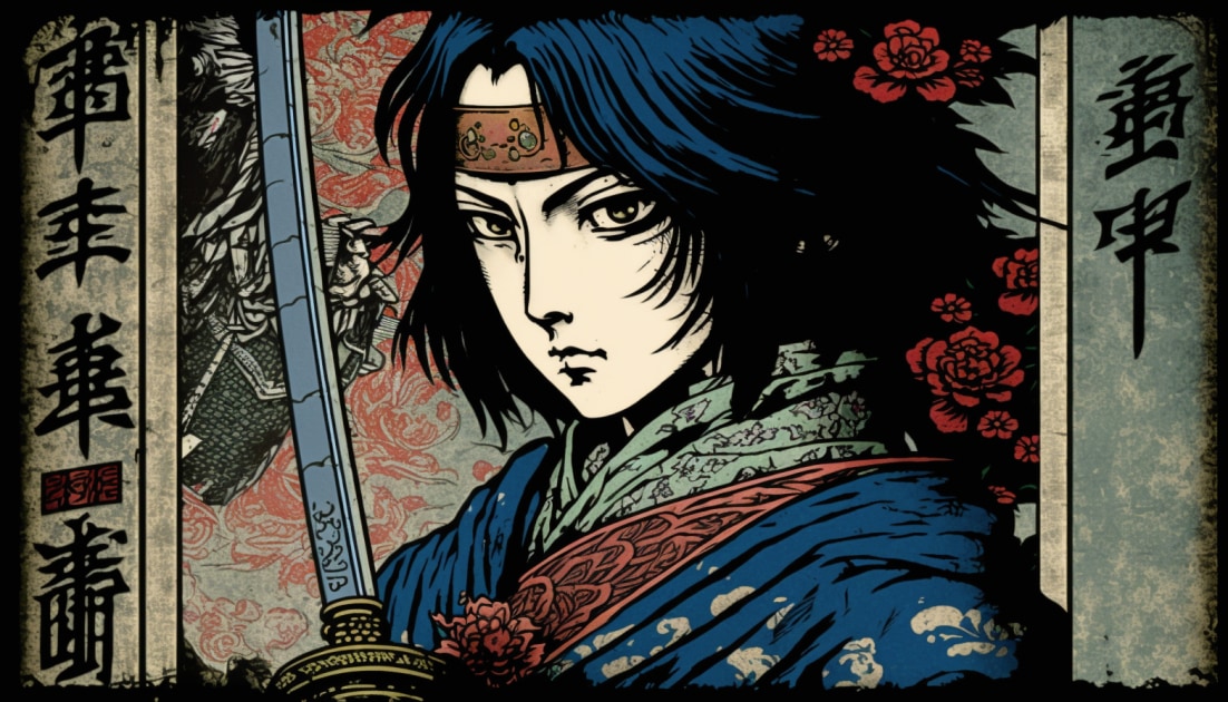 mikasa-ackerman-art-style-of-utagawa-kuniyoshi