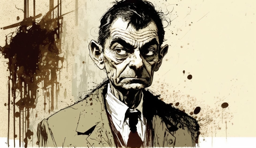 mr-bean-art-style-of-sergio-toppi