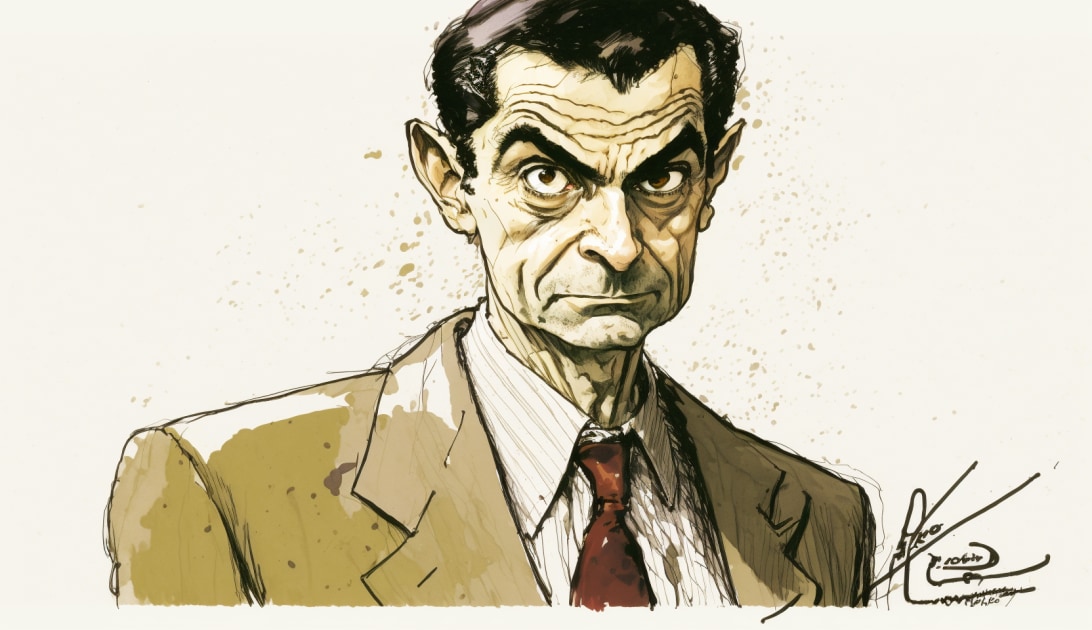 mr-bean-art-style-of-yoshitaka-amano