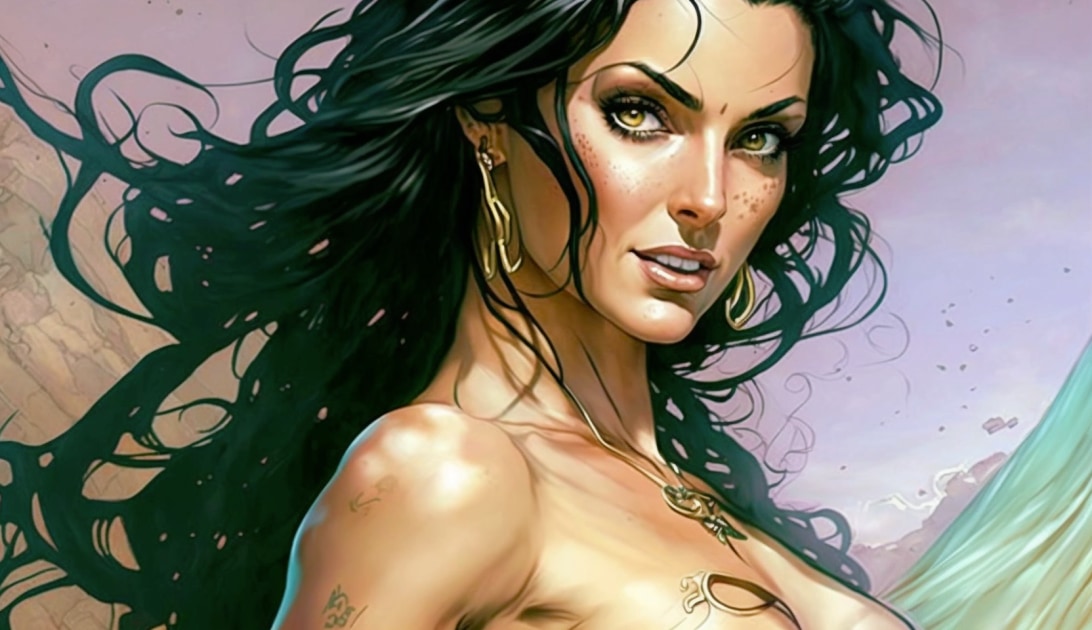 nico-robin-art-style-of-boris-vallejo