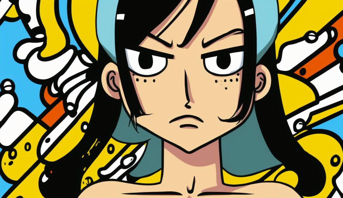 nico-robin-art-style-of-jon-burgerman