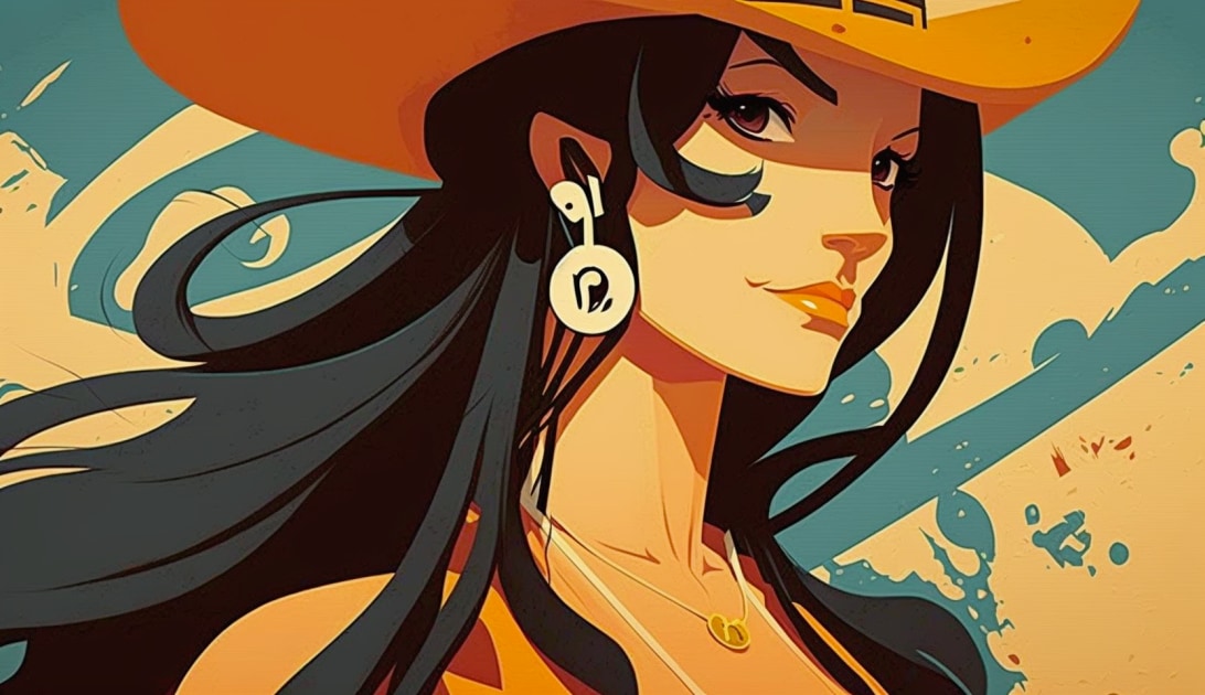 nico-robin-art-style-of-tom-whalen