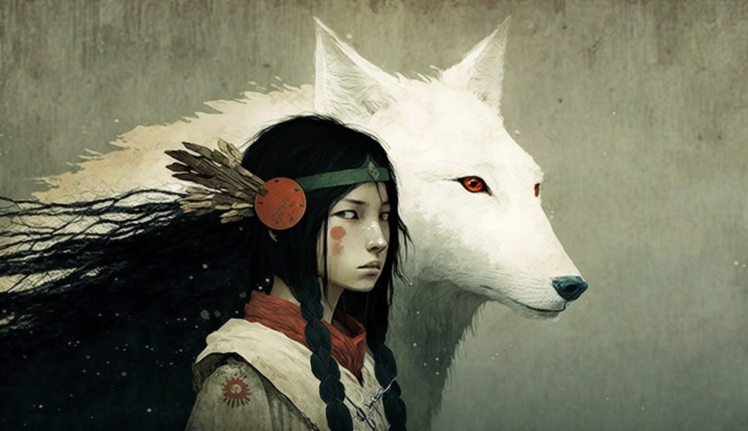 princess-mononoke-art-style-of-gabriel-pacheco