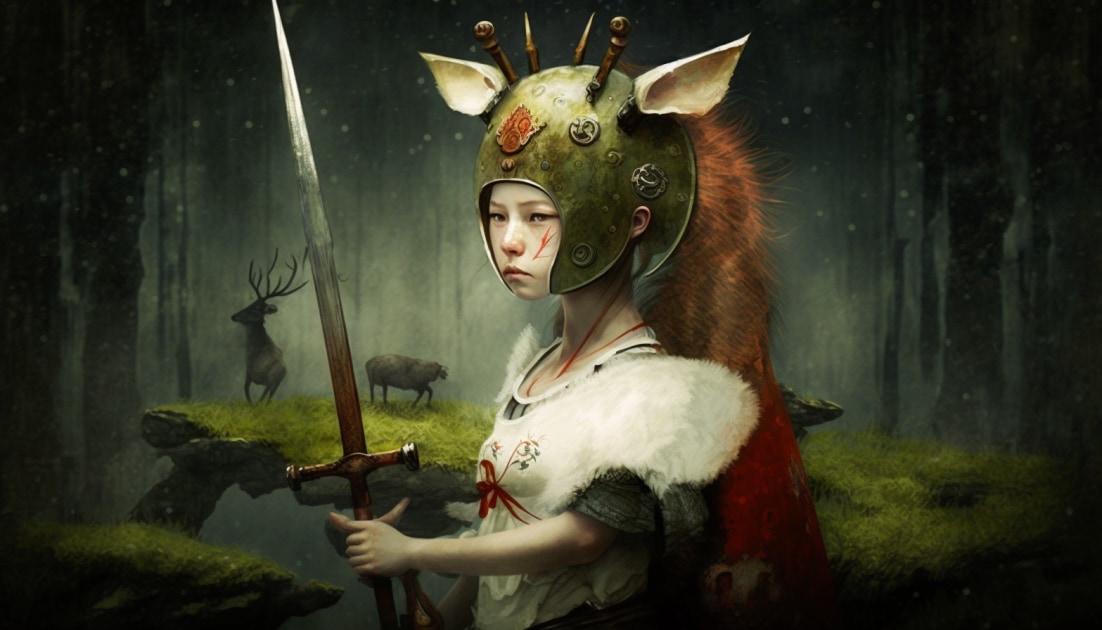 princess-mononoke-art-style-of-hieronymus-bosch