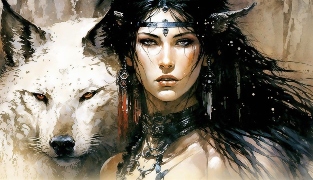 princess-mononoke-art-style-of-luis-royo