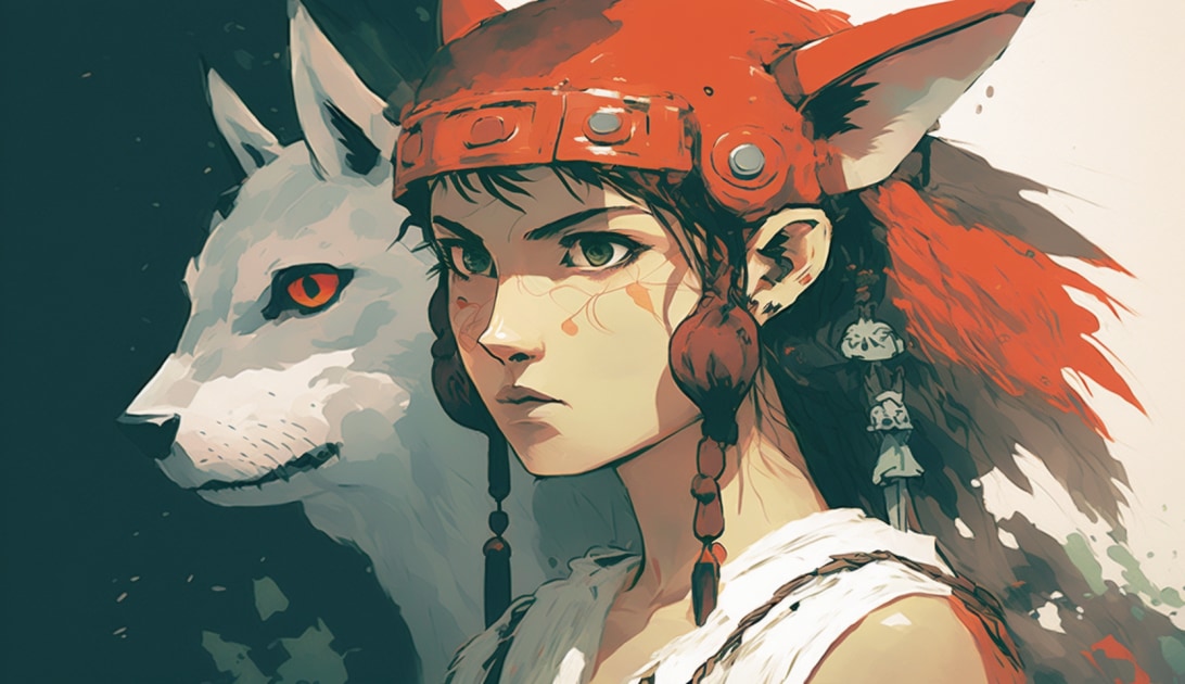 princess-mononoke-art-style-of-mamoru-hosoda