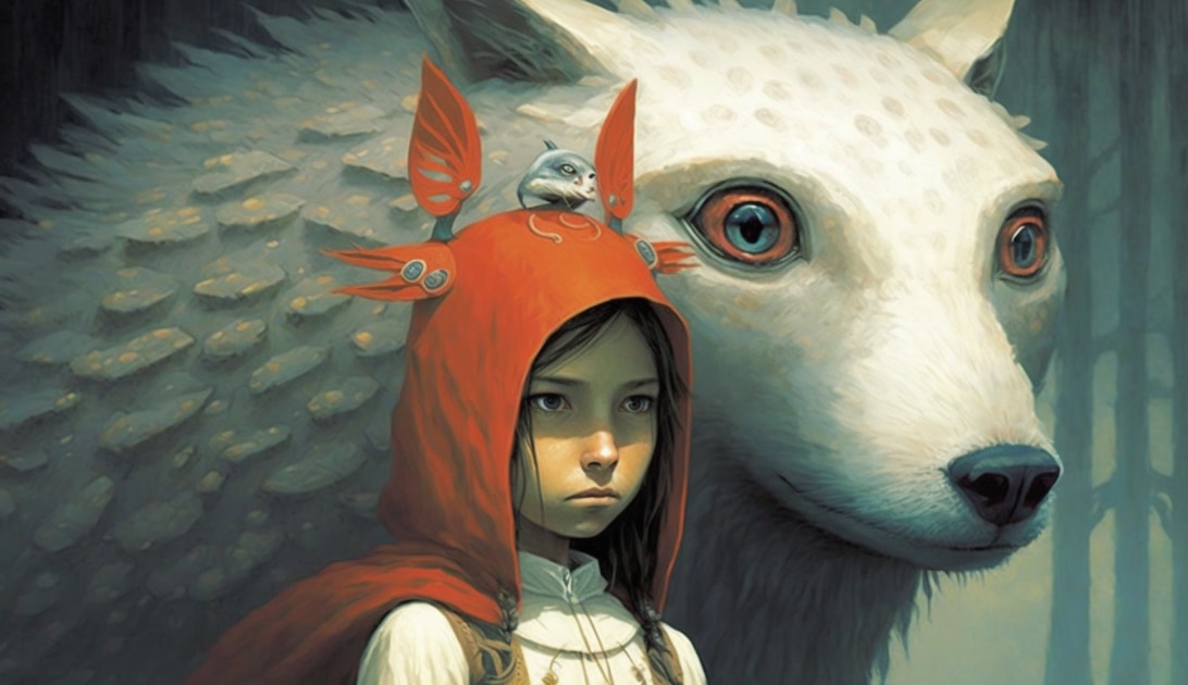 princess-mononoke-art-style-of-shaun-tan