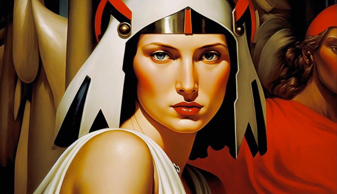 princess-mononoke-art-style-of-tamara-de-lempicka