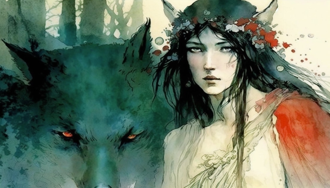 princess-mononoke-art-style-of-warwick-goble